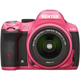 【中古】ペンタックス PENTAX デジタル一眼レフ K-50 DAL18-55mmWRレンズキット ピンク K-50 L18-55WR KIT PINK 10983 カメラ 中古 人気 おすすめ 高画質