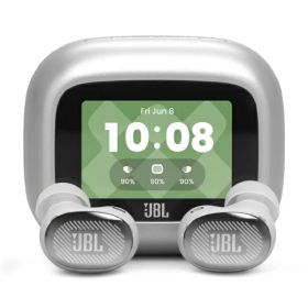 JBL｜ジェイビーエル 完全ワイヤレスイヤホン シルバー JBLLIVEBUDS4SIL [ワイヤレス(左右分離) /カナル型 /ノイズキャンセリング対応 /Bluetooth対応]【rb_makerA】