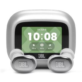 JBL 完全ワイヤレスイヤホン ［ワイヤレス(左右分離) / カナル型 / ノイズキャンセリング対応 / Bluetooth対応］ シルバー JBLLIVEBUDS4SIL