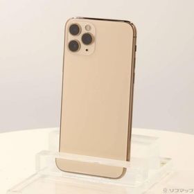〔中古〕Apple(アップル) iPhone11 Pro 64GB ゴールド MWC52J／A SIMフリー〔371-ud〕