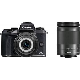 Canon EOS M5 ダブルレンズキット 良品 動作確認済み 1ヶ月保証付 小型軽量 ミラーレス