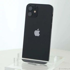 【中古】Apple(アップル) iPhone12 64GB ブラック MGHN3J／A SoftBank 【269-ud】