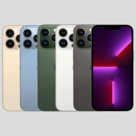 バッテリー100%【Aランク美品】- iPhone 13 Pro Max 128GB SIMフリー シルバー グラファイト ゴールド シエラブルー アルパイングリーン【整備済み品】【バッテリー交換済】【中古スマホ】 本体 電池長持ち