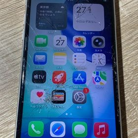 2133 iPhone SE 第2世代 64GB ホワイト ジャンク品 SIMロックあり【ネ】
