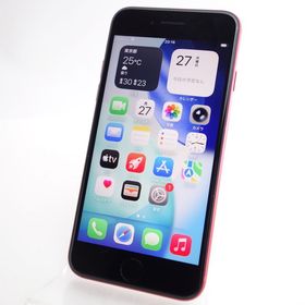 【SIMフリー】iPhoneSE2 64GB レッド 電池100％ 利用制限〇
