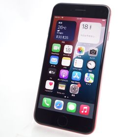 【SIMフリー】iPhoneSE2 64GB レッド 電池83％ 利用制限〇