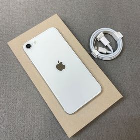 新品同様 iPhone SE第2世代 128GB ホワイト 国内版SIMフリー送料無料