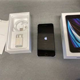 美品 国内版 SIMフリー iPhone SE 第二世代 256GB ホワイト色