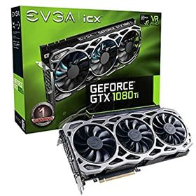 【中古】（非常に良い）EVGA GeForce GTX 1080?Ti Foundersエディション ゲーム Real Boost Clock: 1683 MHz 11G-P4-6696-KR