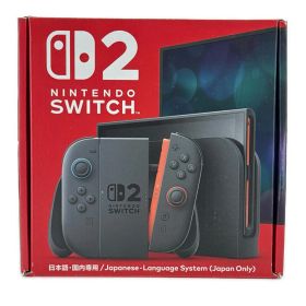 美品 Nintendo 任天堂 日本語 国内専用 Nintendo Switch2 ブラック 完品
