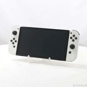 【中古】Nintendo(任天堂) Nintendo Switch 有機ELモデル Joy-Con(L)／(R) ホワイト 【305-ud】