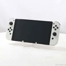 【中古】Nintendo(任天堂) Nintendo Switch 有機ELモデル Joy-Con(L)／(R) ホワイト 【295-ud】