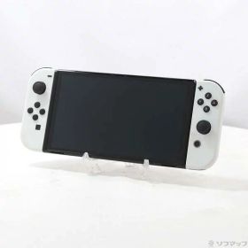【中古】Nintendo(任天堂) Nintendo Switch 有機ELモデル Joy-Con(L)／(R) ホワイト 【349-ud】