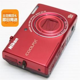 中古 COOLPIX S6200 ブリリアントレッド 即日発送 デジカメ Nikon デジタルカメラ 本体 あすつく 土日祝発送OK