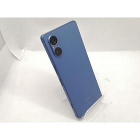 【中古】SONY docomo 【SIMフリー】 Xperia 5 V 8GB 128GB ブルー SO-53D【宇田川】保証期間１ヶ月【ランクB】