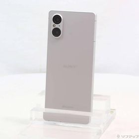 〔中古〕SONY(ソニー) Xperia 5 V 128GB プラチナシルバー SO-53D docomo SIMフリー〔377-ud〕
