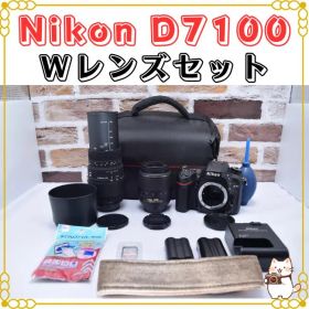 ニコン Nikon D7100 Wレンズセット 届いたらすぐ使えるセットです!!
