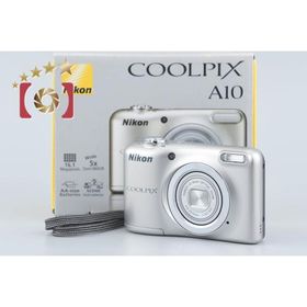 【中古】Nikon ニコン COOLPIX A10 シルバー コンパクトデジタルカメラ 元箱付き