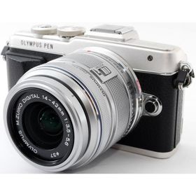 オリンパス ミラーレス OLYMPUS PEN Lite E-PL7 レンズキット シルバー 中古 Wi-Fi搭載 新品SDカード付き 届いてすぐに使える スマホへ送れる 動画撮影