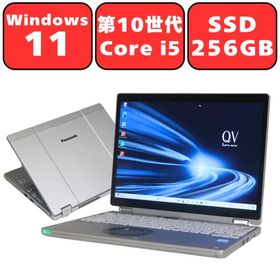 ノートパソコン ノートPC 中古パソコン Panasonic 12インチ Let's note QV9 CF-QV9TFLVS Core i5 16GB SSD512GB タッチ Wi-Fi Windows11 WPS Office 90日保証