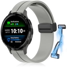 【店長イチオシ！】 Garmin Venu 3S / Garmin Forerunner 265S / Forerunner 255S / Forerunner 255S Music バンド 18mm 磁気付き シリコ