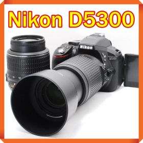 ✨ Nikon D5300 一眼レフ スマホ転送 ダブルレンズセット