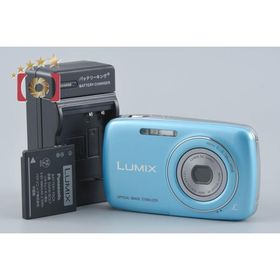 【中古】Panasonic パナソニック LUMIX DMC-S1 ブルー コンパクトデジタルカメラ