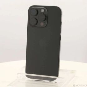 ソフマップ 〔中古品〕 iPhone16 Pro 128GB ブラックチタニウム MYMV3J／A SIMフリー【269】