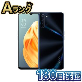 【中古】 整備済み品 OPPO Reno3 A 本体 ブラック 黒 CPH2013 BK 128GB SIMフリー おサイフケータイ 防水 防塵 4眼カメラ 徹底除菌清掃済 高品質 送料無料 翌日配送 スマホ スマートフォン 人気モデル