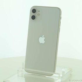 〔中古〕Apple(アップル) iPhone11 64GB ホワイト MWLU2J／A SIMフリー〔247-ud〕