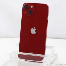 【中古】Apple(アップル) iPhone13 128GB プロダクトレッド MLNF3J／A SIMフリー 【371-ud】