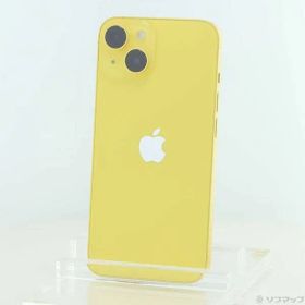 ソフマップ 〔中古品〕 iPhone14 128GB イエロー MR3Q3J／A SIMフリー【305】