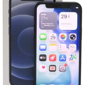 【Apple】アップル『iPhone12 mini / 5.4inch / 128GB / SIMフリー / ブラック』MGDJ3J/A 2020年11月発売 スマートフォン 1週間保証【中古】