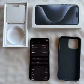 iPhone 15 pro max 256G 黒 海外購入品 シャッター音なし