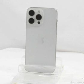 ソフマップ 〔中古品〕 iPhone15 Pro Max 256GB ホワイトチタニウム MU6Q3J／A SIMフリー【377】