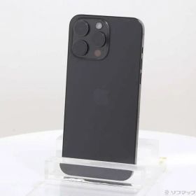 ソフマップ 〔中古品〕 iPhone15 Pro Max 256GB ブラックチタニウム MU6P3J／A SIMフリー【348】