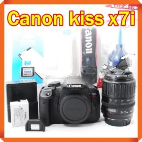 Canon EOS kiss x7i 一眼レフカメラ スマホ転送 シングルレンズ
