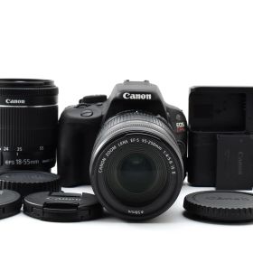 ★美品★ キャノン CANON EOS Kiss X7 EF-S 18-55mm /55-250mm IS STM ダブルレンズセット 電池 充電器 #3554