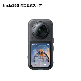 Insta360 X6 通常版 - 8K アクションカメラ 360度カメラ 1/1.1インチセンサー AI編集 140分撮影 アクションカメラ 防水 vlogカメラ ポケットサイズ 360度動画 自動編集 夜景や暗所撮影に強い トリプルAIチップ 8K動画高画質 【レビュー特典】 【ランキング受賞中】