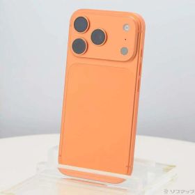 【中古】Apple(アップル) iPhone17 Pro 512GB コズミックオレンジ MG8A4J／A SIMフリー 【262-ud】