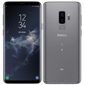 【中古】Bランク【やや傷や汚れあり】 SIMフリー SCV39 SAMSUNG Galaxy S9+ KDDI グレー 利用制限〇(白ロム) 送料無料