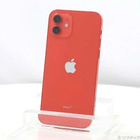 【中古】Apple(アップル) iPhone12 64GB プロダクトレッド MGHQ3J／A SIMフリー 【262-ud】