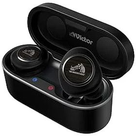 【中古】(非常に良い)JVCケンウッド Victor HA-FW1000T ワイヤレスイヤホン Bluetooth ノイズキャンセリング WOODシリーズ 最大27h再生 外音取り込み 木の振動板採用