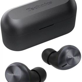テクニクス ワイヤレスイヤホン EAH-AZ40-K ブラック bluetooth マルチポイント IPX4 アプリ対応