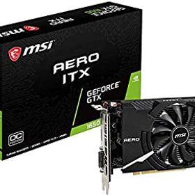【中古】 MSI GeForce GTX 1650 AERO ITX 4G OC グラフィックスボード VD6936