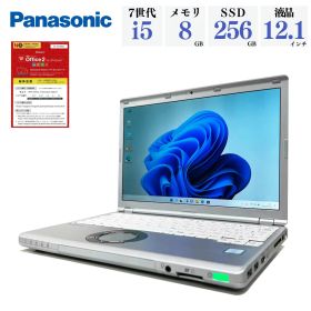 中古 Panasonic Let's note CF-SZ6 第7世代Corei5 メモリ8GB SSD256GB カメラ マルチ(内蔵or外付け) 12.1インチ WUXGA (1920×1200) Windows11 オフィス付き 中古 レッツノート パナソニック 中古ノートパソコン 中古パソコン office付き モバイルpc Windows10 あす楽