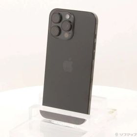 ソフマップ 〔中古品〕 iPhone16 Pro Max 512GB ブラックチタニウム MYWL3J／A SIMフリー【198】