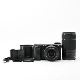 ＜良品＞ソニー SONY α6400 ダブルズームレンズキット ILCE-6400Y B