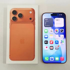 【ほぼ新品】iPhone17ProMax 256GB コズミックオレンジ SIMフリー K-E22093