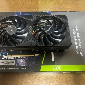 玄人志向 GEFORCE RTX 3070 8GB グラフィックボード